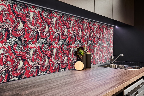 PVC wandpanelen Slang en haan