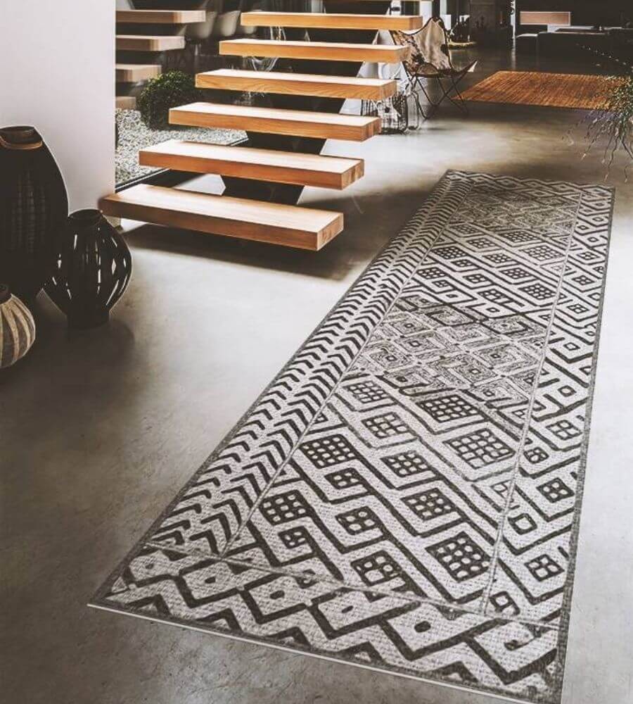 vormen van tapijten voor de hal